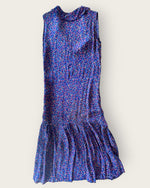 1920s silk drop waist dress