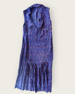 1920s silk drop waist dress