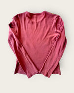 1960s abstract velvet faces T-shirt