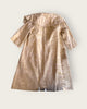 Dreamy 1960s silk gold coat