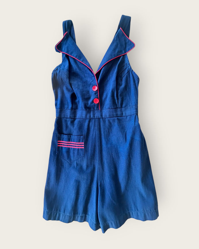 1930s sailor girl play suit