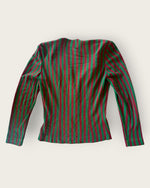 1930s stripe rayon jacket